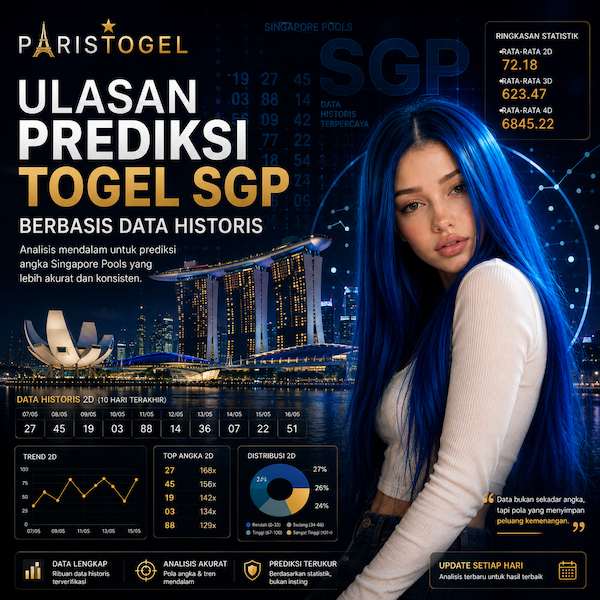 banner PARISTOGEL ★ Ulasan Prediksi Togel SGP Berbasis Data Historis